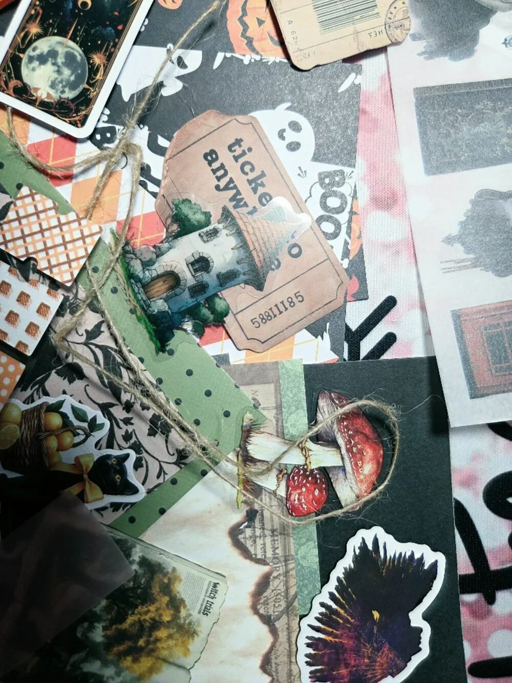Halloween-ish Mystery Junk Journal Pack
